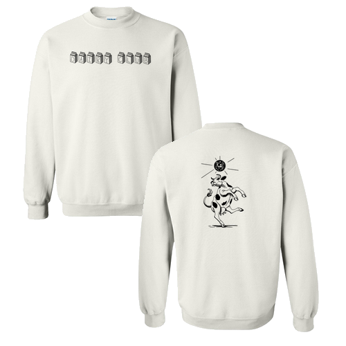 Gildan Heavy Blend Crew Neck Sweatshirt -- White
