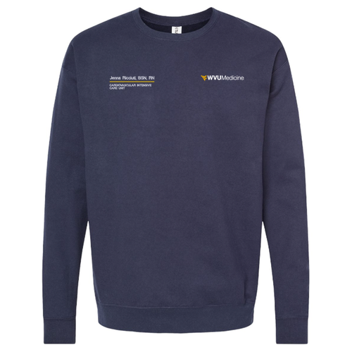 Tultex Fleece Crewneck Sweatshirt -- Navy