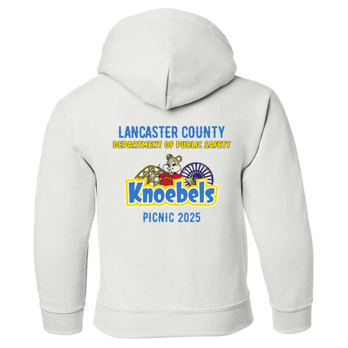 Youth Hooded Sweatshirt -- White