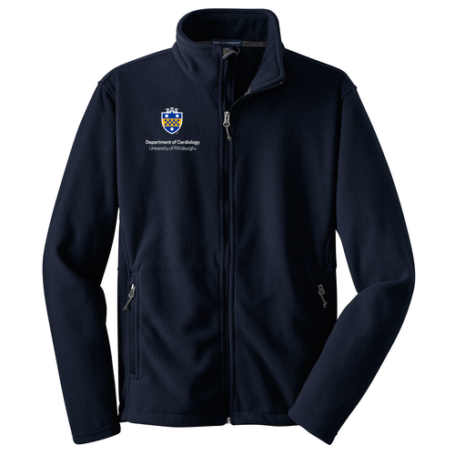 Cardiology Port Authority Fleece Jacket -- True Navy