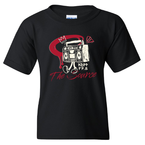 Gildan Heavy Cotton Basic Youth T-Shirt -- Black