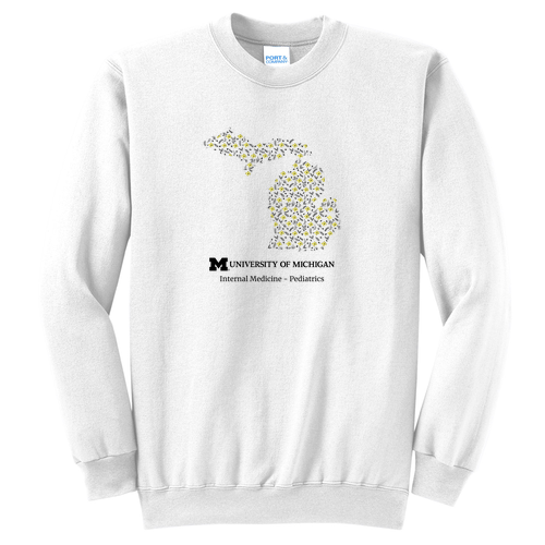 Port and Company Classic Crewneck Sweatshirt -- White
