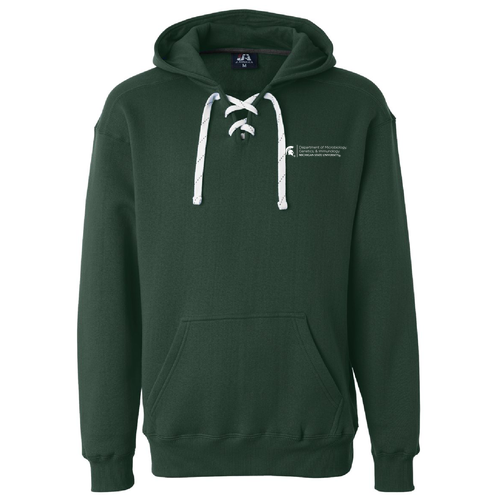 J America Sport Lace Hooded Sweatshirt -- Forest