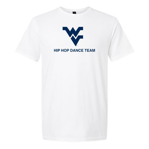 Gildan SoftStyle T-Shirt -- White and Navy