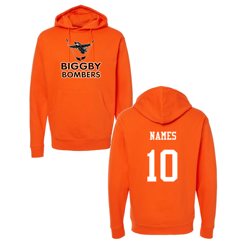 Midweight Hooded Sweatshirt -- Orange