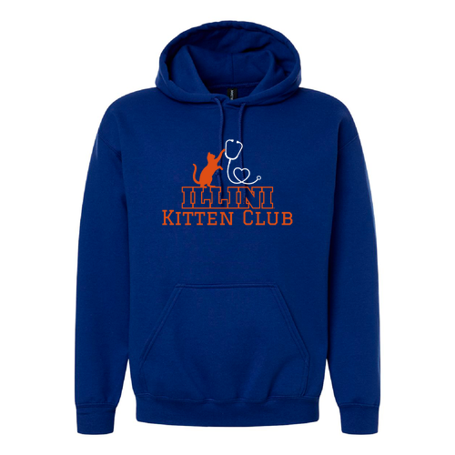 Gildan Heavy Blend Hooded Sweatshirt -- Fan Deep Royal