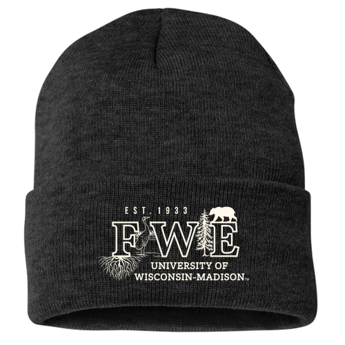 Sportsman Fleece Lined 12" Cuffed Beanie -- Black