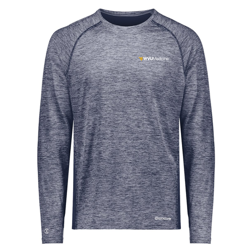Holloway Electrify Coolcore Long Sleeve T-Shirt -- Navy Heather
