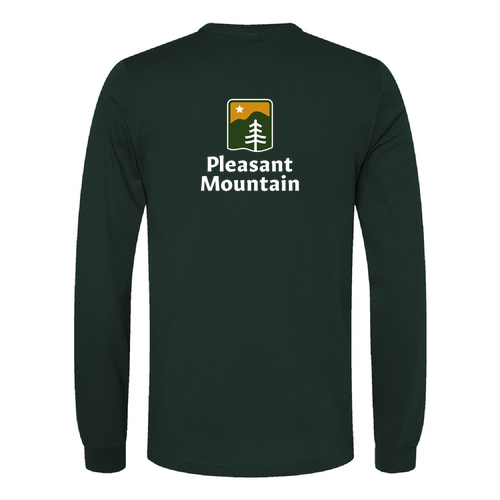 Pleasant Mountain Logo 2 Full color -- Longsleeve Forest