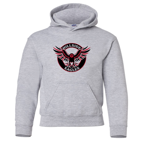 Gildan Heavy Blend Youth Hooded Sweatshirt -- Sport Grey