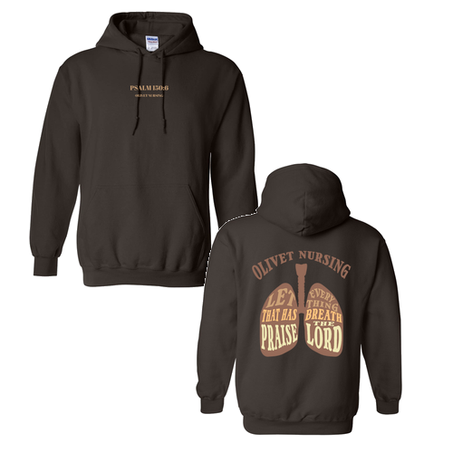 Gildan Heavy Blend Hooded Sweatshirt -- Dark Chocolate