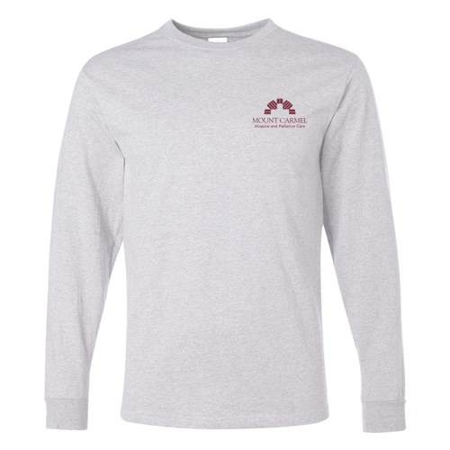 Jerzees Dri-Power Active Adult Longsleeve Tee -- Ash