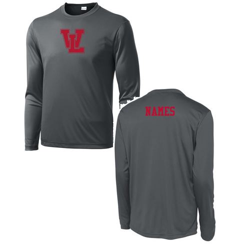 Sport Tek Long Sleeve Wicking Competitor Tee -- Iron Grey