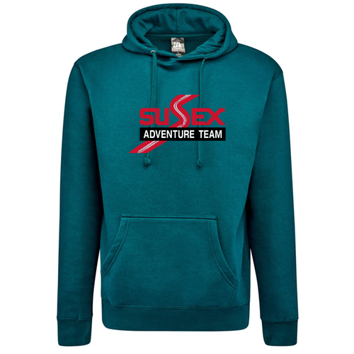 J America Unisex BTB Fleece Hooded Sweatshirt -- Storm