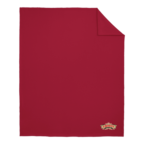 Port and Company Core Fleece Sweatshirt Blanket -- Red