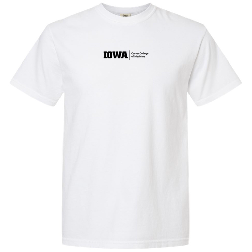 Embroidered CCOM Comfort Colors Unisex Garment-Dyed Heavyweight T-Shirt -- White