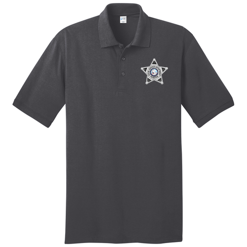 Port & Company Core Blend Jersey Knit Polo -- Charcoal