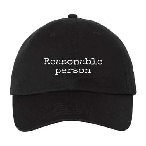 Reasonable Person Hat -- Black