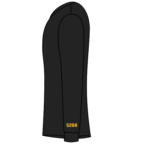 District Women's Perfect Weight Fleece Cropped Crew -- Jet Black