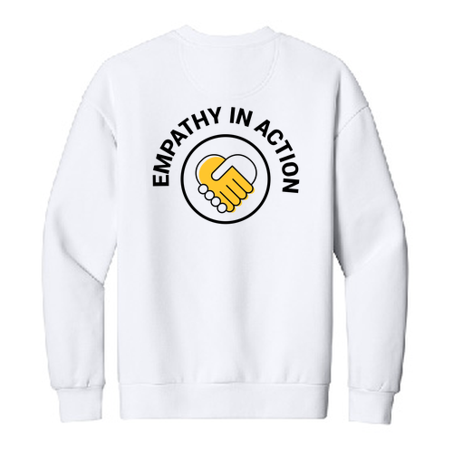 District V.I.T. Heavyweight Fleece Crew -- White