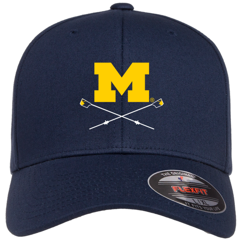 Mens/Unisex Yupoong Flexfit Mid Profile Hat -- Navy