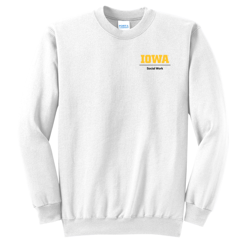 Port and Company Classic Crewneck Sweatshirt -- White