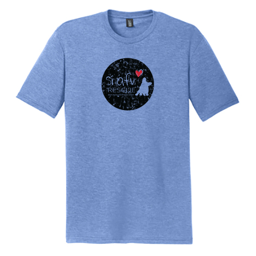District Made Mens Perfect Tri Crew Tee -- Maritime Frost