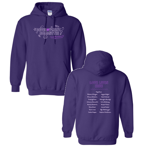 Gildan Heavy Blend Hooded Sweatshirt -- Purple