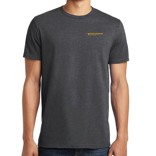 District Threads Young Mens Concert Tee -- Charcoal