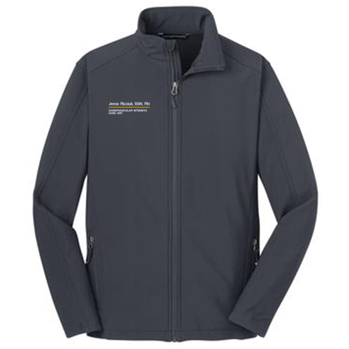 Port Authority Core Soft Shell Jacket -- Battleship Grey