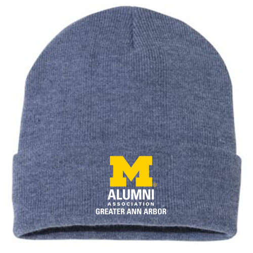 Sportsman Solid 12" Cuffed Beanie -- Heather Navy
