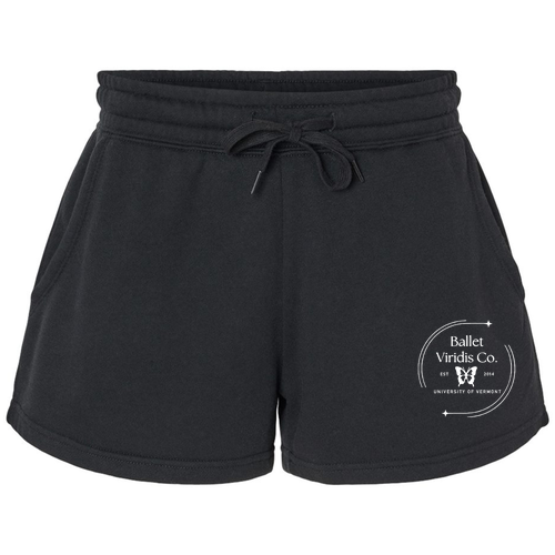 Independent Trading Co. Women's lightweight California Wave Wash Sweatshorts -- Black