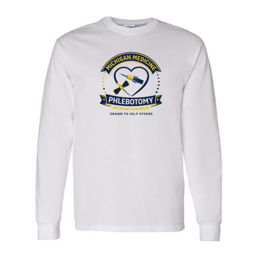 Heavy Cotton Longsleeve T-Shirt -- White