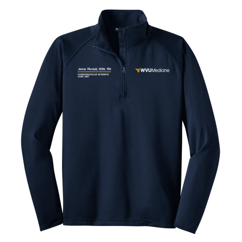 Sport Tek Sport Wick Stretch Half Zip Pullover -- True Navy