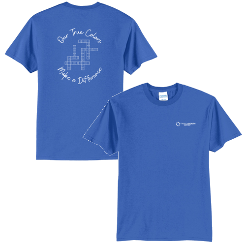 True Colors Port & Company 50/50 Blend T-Shirt -- Royal