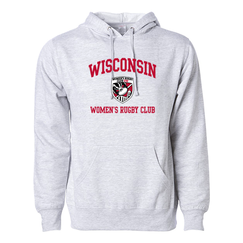 Independent Trading Midweight Hooded Sweatshirt -- Grey Heather