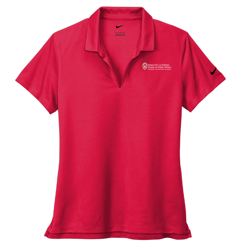 Nike Ladies Dri-Fit Micro Pique 2.0 Polo -- University Red