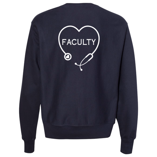 Champion Reverse Weave Crewneck Sweatshirt -- Navy