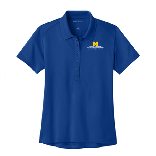 Ladies Port Authority Wearever Performance Pique Polo -- True Royal, $25