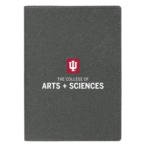 Rochester Recycled Leather Journal -- Charcoal