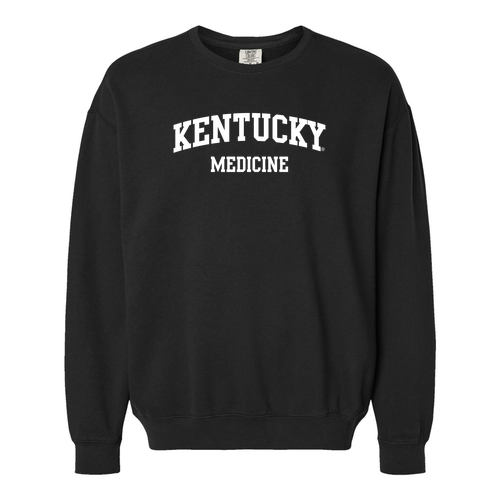 Comfort Colors Lightweight Adult Ringspun Crewneck Sweatshirt -- Black