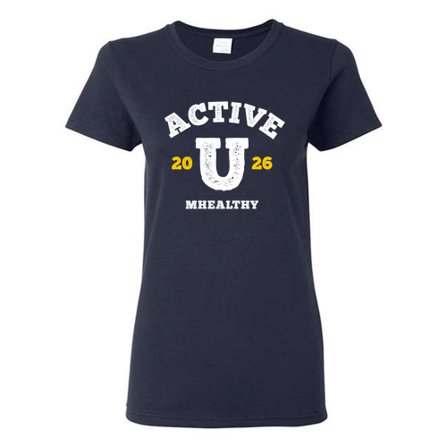 Ladies 100% Cotton Tee -- Navy