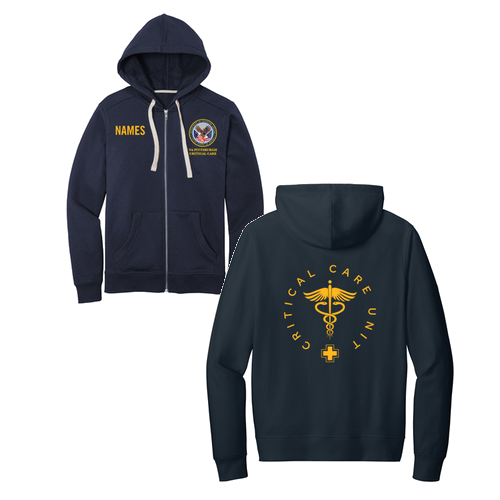 District Re-Fleece Full-Zip Hoodie -- True Navy