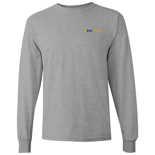 Gildan Heavy Cotton Longsleeve Basic T-Shirt -- Sport Grey