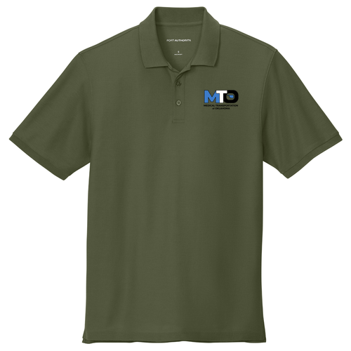 Port Authority Wearever Signature Pique Polo -- Olive Drab Green