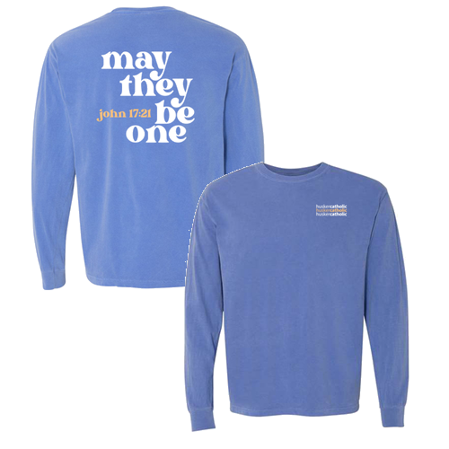 Comfort Colors Ringspun Long Sleeve Tee -- Flo Blue