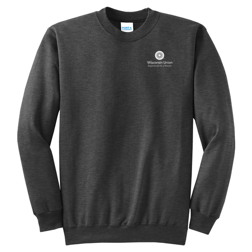 Port and Company Classic Crewneck Sweatshirt -- Dark Heather Grey