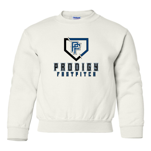 Gildan Heavy Blend Youth Crew Neck Sweatshirt -- White