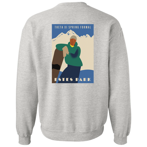 Gildan Heavy Blend Crew Neck Sweatshirt -- Ash