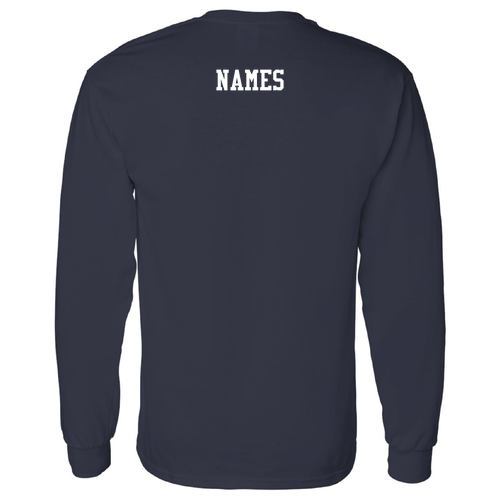 Gildan Heavy Cotton Longsleeve Basic T-Shirt -- Navy